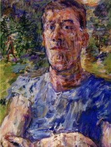 Autoportrait d’un artiste dégénéré par Kokoschka