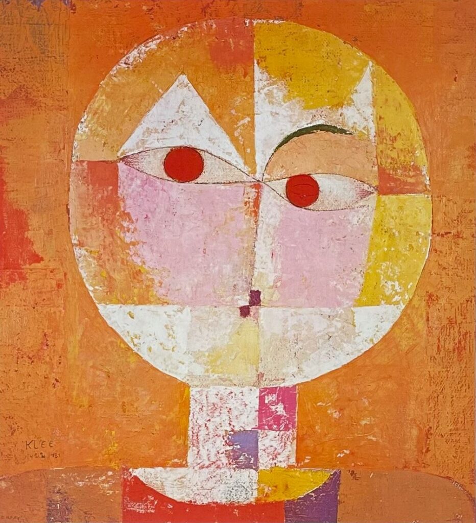 Tête d'homme par Paul Klee