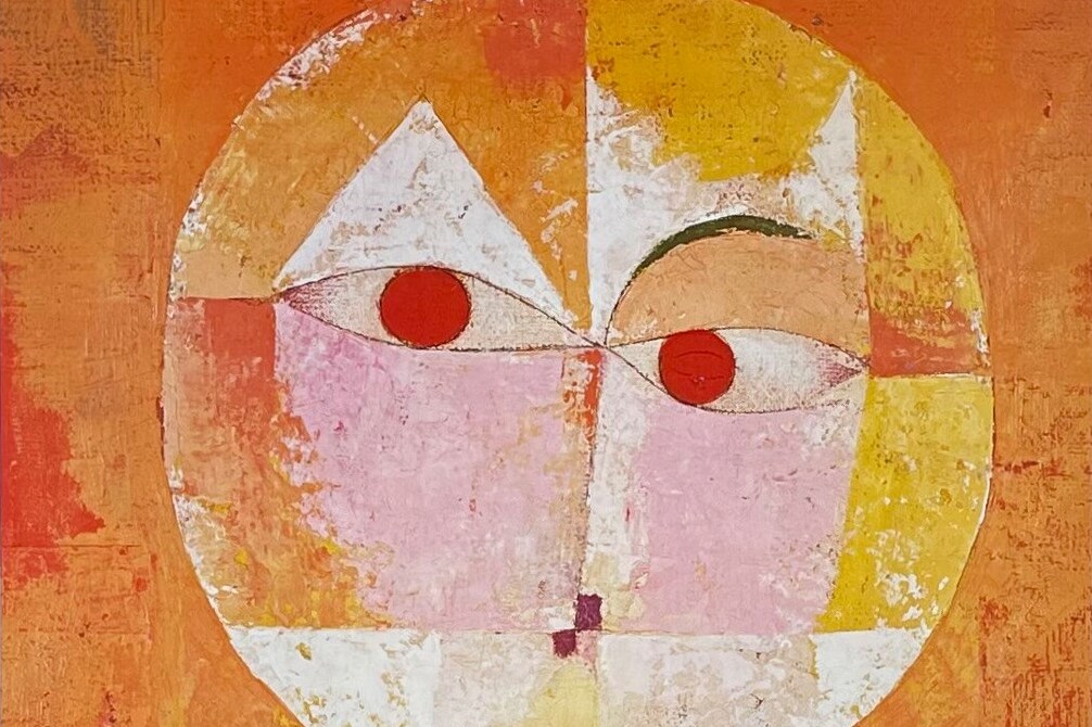 Tête d'homme (détail) par Paul Klee