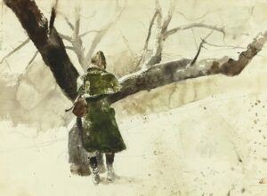 Dans le verger par Andrew Wyeth