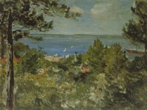 Bord de mer, Normandie, par Caillebotte