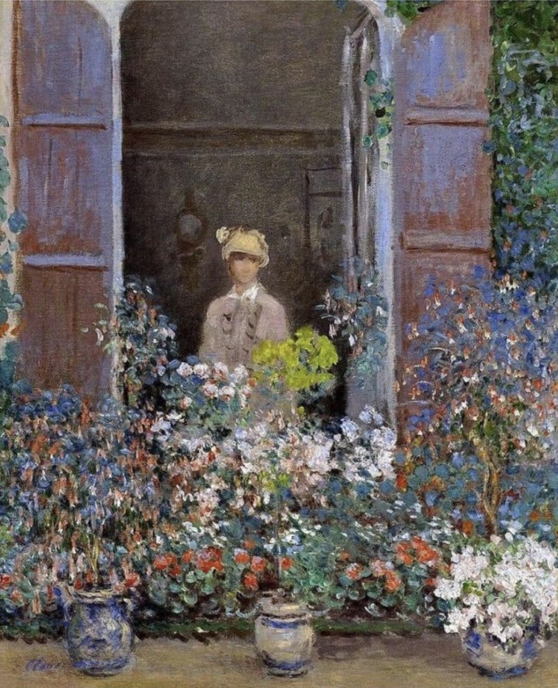 Camille Monet à la fenêtre, Argenteuil de Monet