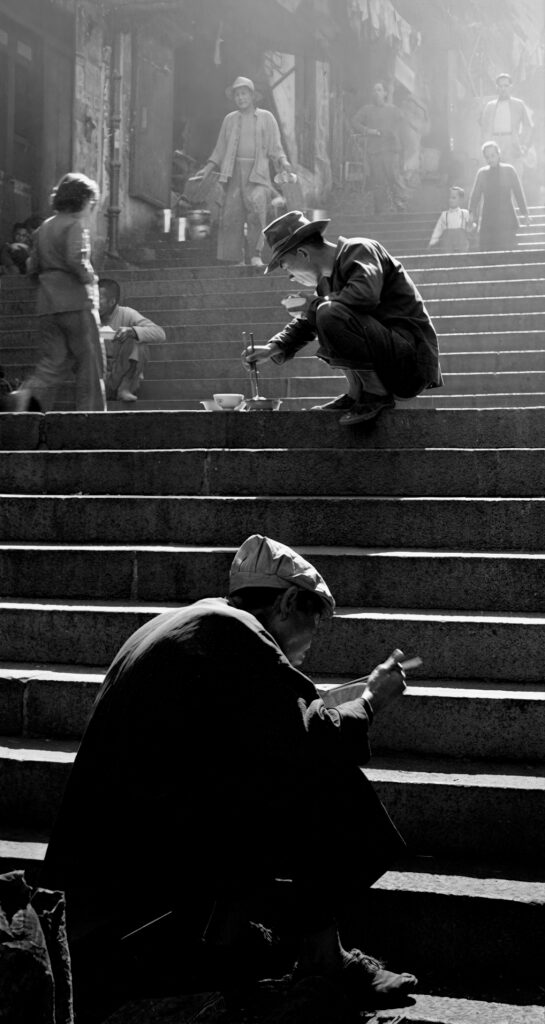 Dîner, Hong Kong, photo de Fan Ho