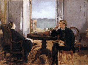 Intérieur à Arcachon par Edouard Manet