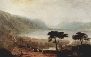 Lac de Genève vu depuis Montreux par William Turner