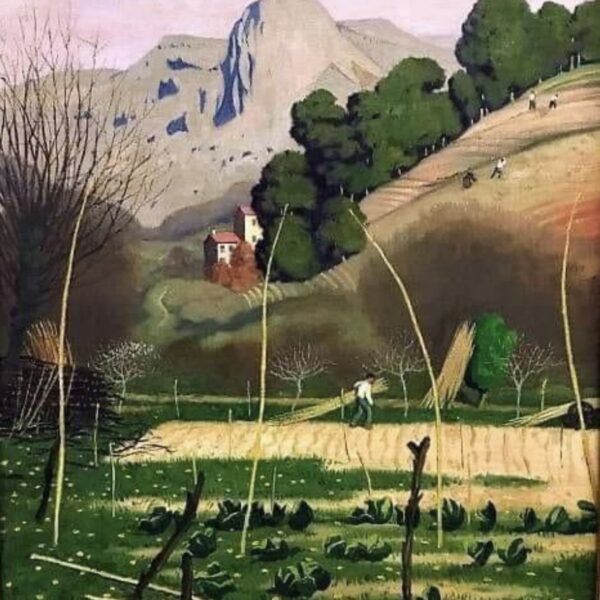 Paysage à Saint-Jeannet, en Provence de Félix Vallotton