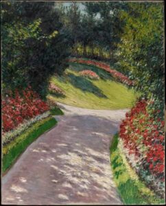L'allée du jardin par Gustave Caillebotte