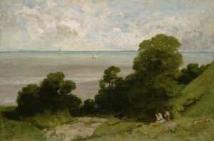 Honfleur, ou l'Embouchure de la Seine par Gustave Courbet