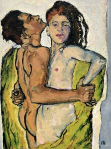 Les amants par Koloman Moser