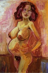 Femme enceinte par Otto Dix