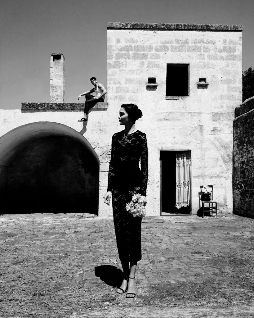 MariaCarla Boscono, en Sicile photo de Brett Lloyd