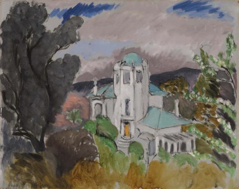 La villa bleue par Henri Matisse
