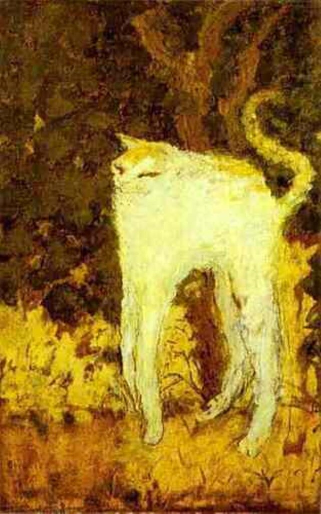 Le chat blanc par Pierre Bonnard