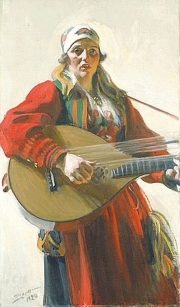 Chansons traditionnelles par Anders Zorn