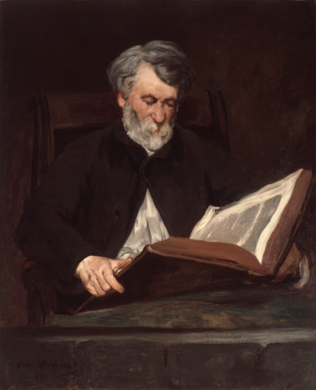 Le lecteur d'Edouard Manet