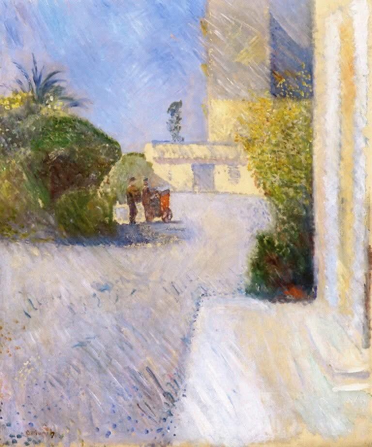 Journée ensoleillée à Nice d'Edvard Munch