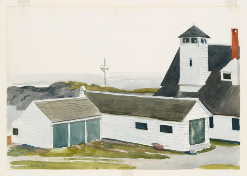 Station des garde-côtes par Rdward Hopper