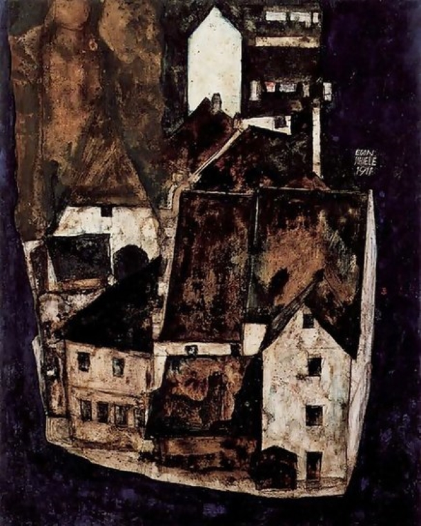 Ville morte III (Tote Stadt III) par Egon Schiele