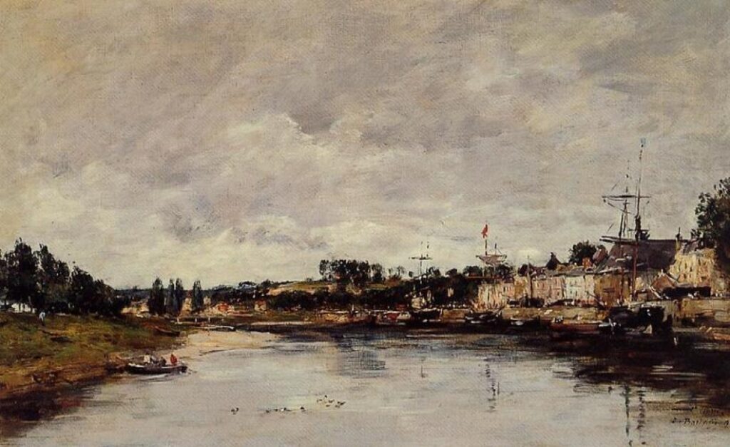 Saint-Valéry-sur-Somme par Eugène Boudin