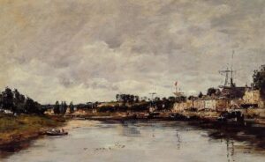 Saint-Valéry-sur-Somme par Eugène Boudin
