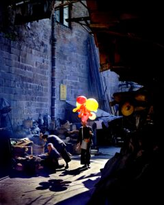 Vendeur de ballons, Hong Kong, photo de Fan Ho