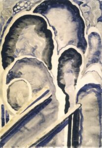 Blue #1 de Georgia O'Keeffe