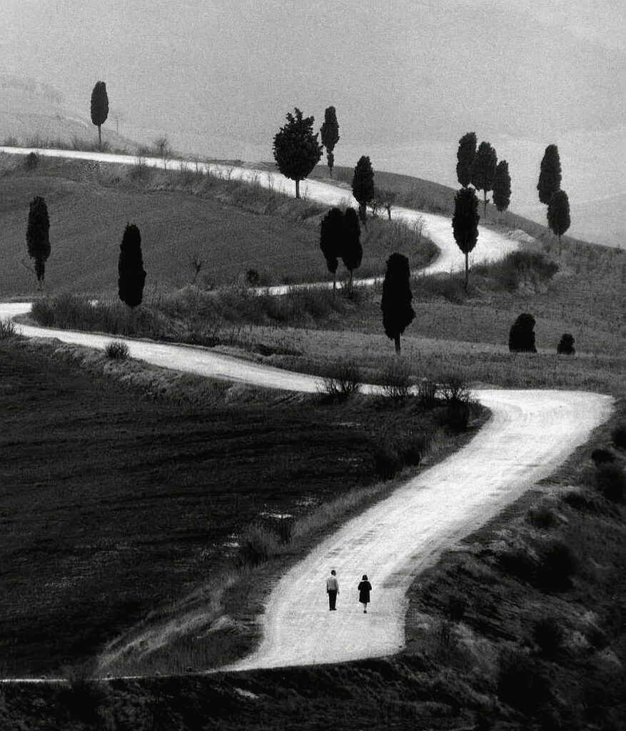 Asciano, Sienne,Toscane photo de Gianni Berengo Gardin