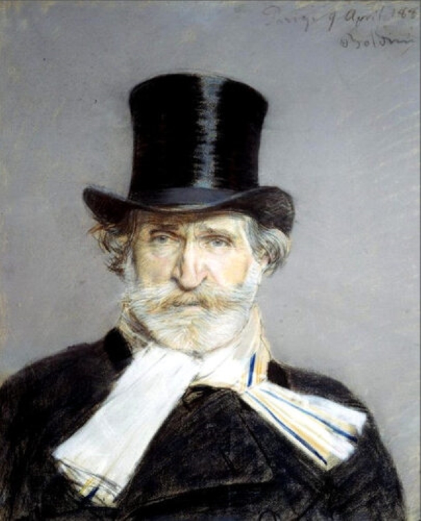 Portrait de Guiseppe Verdi par Giovanni Boldini