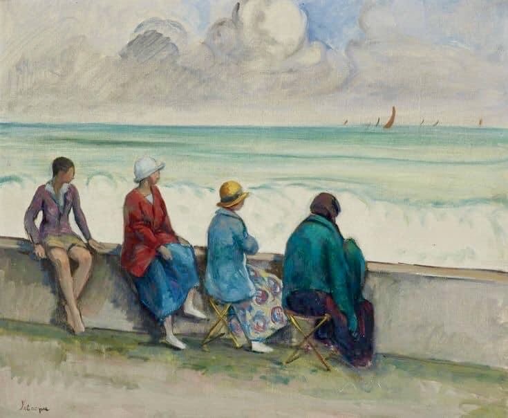 Devant la mer par Henri Lebasque
