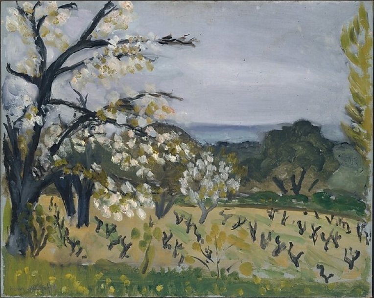 Paysage près de Nice de Matisse
