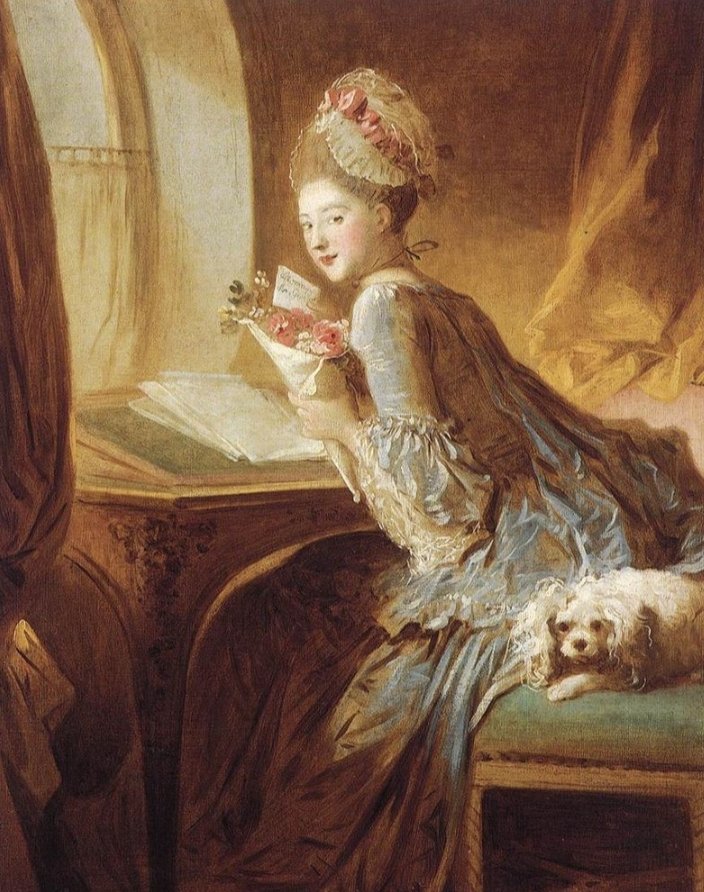 La lettre d'amour de Fragonard