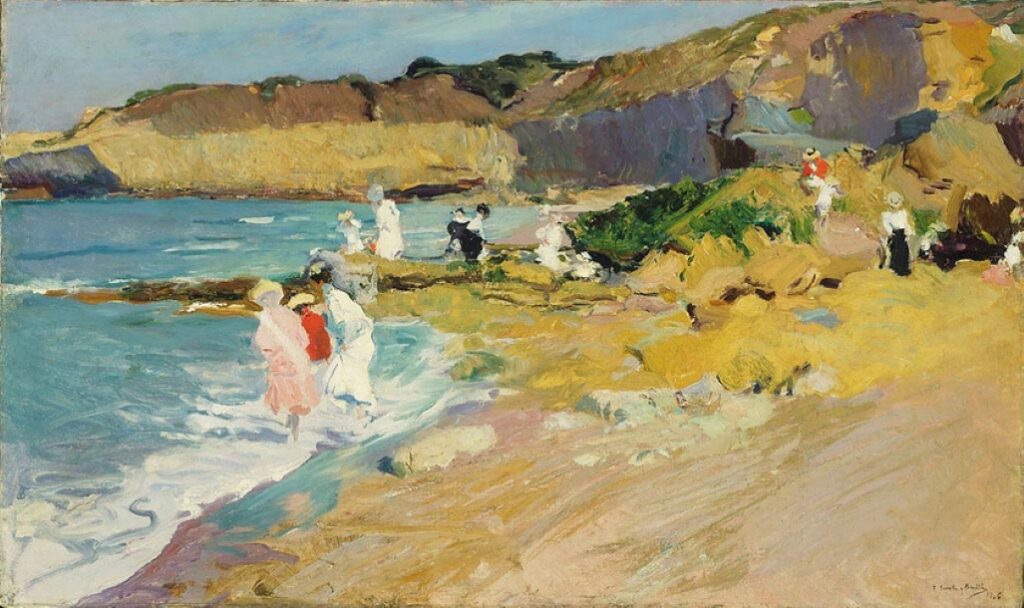 Les Rochers et le Phare, Biarritz de Sorolla