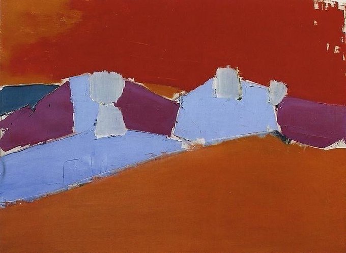 Ciel rouge de Nicolas de Staël