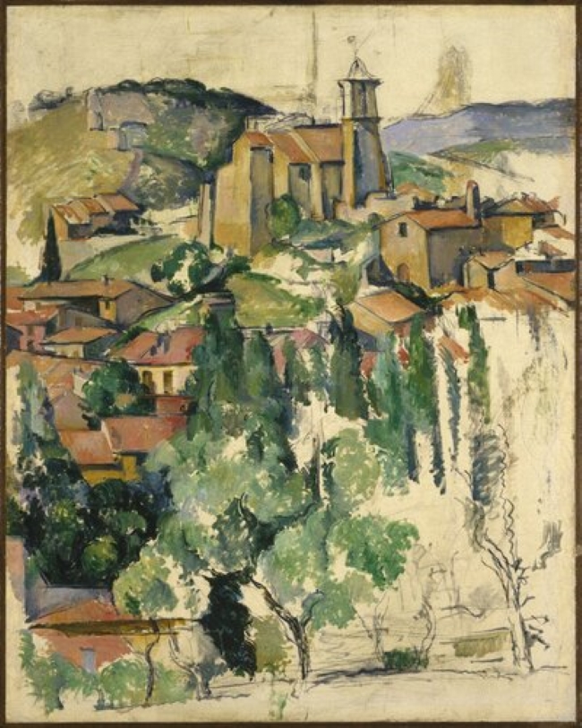 Le Village de Gardanne par Cézanne