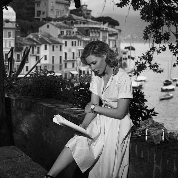 Cate Blanchett à Portofino, photo de Peter Lindbergh