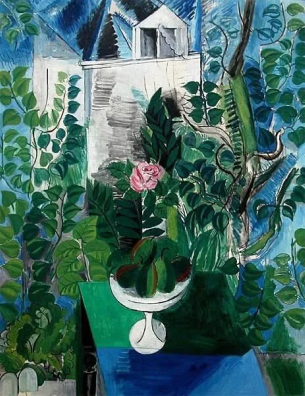 Jardin et maison au Havre de Raoul Dufy