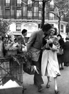 Le bouquet de jonquilles, Paris, photo de Robert Doisneau
