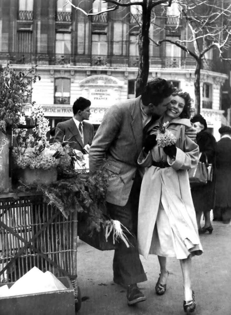 Le bouquet de jonquilles de Robert Doisneau  