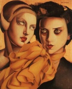 Jeunes femmes par Tamara de Lempicka