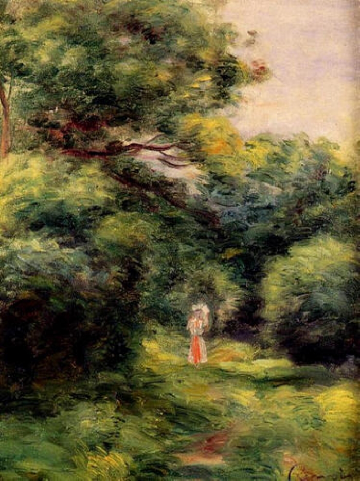 Sentier dans le bois d'Auguste Renoir