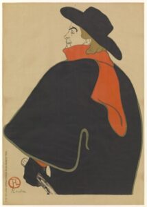 Aristide Bruant dans son cabaret de Toulouse-Lautrec
