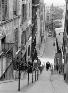 Escaliers de Montmartre, photo d'Inge Morath