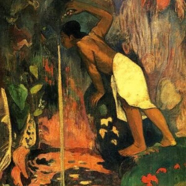 Mystérieuse source par Paul Gauguin