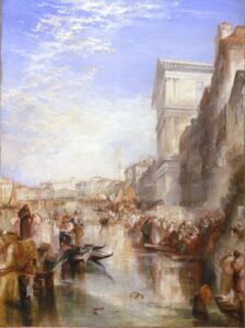 Le Grand Canal, Venise pa William Turner