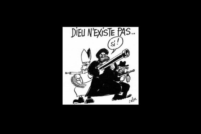 Illustration de l'intégrisme religieux par Cabu