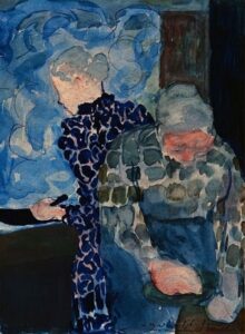 Deux dames à la cuisine par Edouard Vuillard