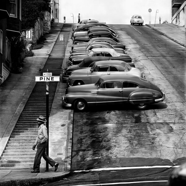 Nob Hill, Pine Street, San Francisco, photo de Fred Lyon