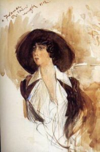 Portrait de Donna Franca Florio de Giovanni Boldini