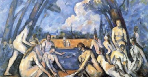 Les grandes baigneuses par Paul Cézanne