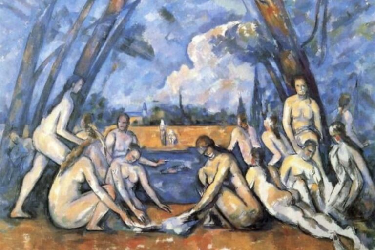 Les grandes baigneuses par Paul Cézanne